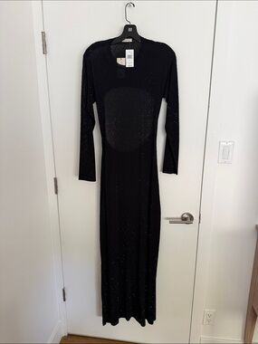 Diorama Greenwich Beaded Crystal Backless Dress - NWT - SZ 2 (6/8)